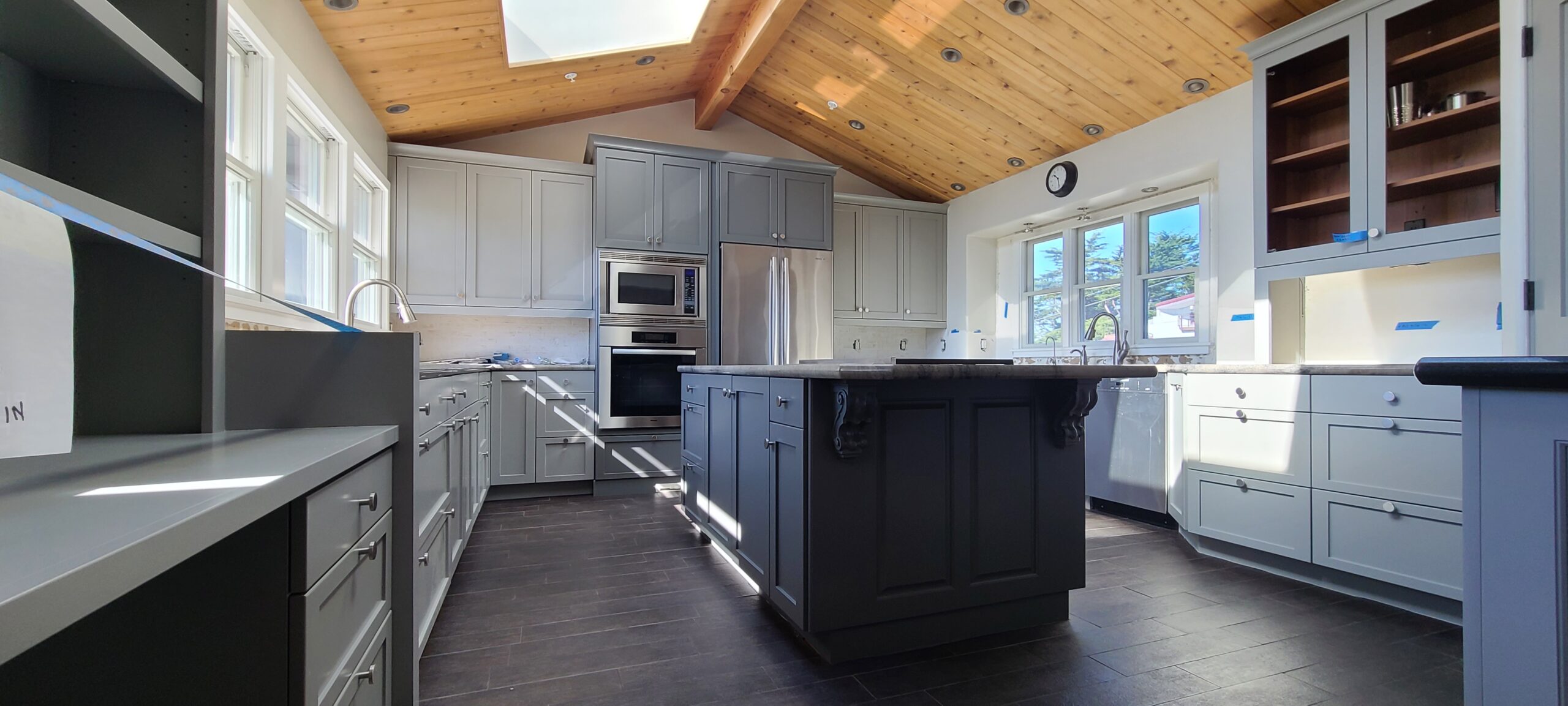 Interior painting project by Bruce Owens Painting in a Cambria kitchen
